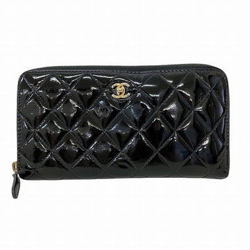Chanel Matelasse Patent Leather Wallet
