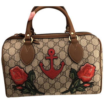 Gucci boston multicolour cloth handbag
