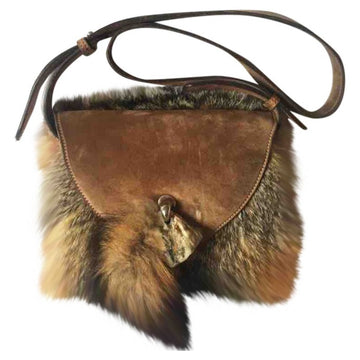 Gucci camel fur handbag