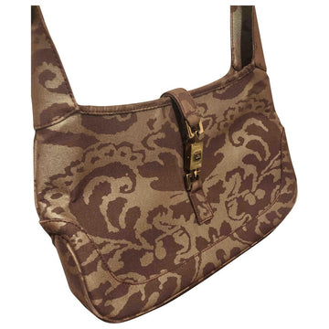 Gucci jackie vintage  burgundy cloth handbag