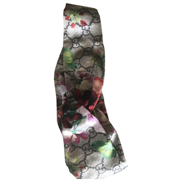 Gucci multicolour silk hair accessories