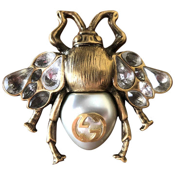 Gucci gold metal rings
