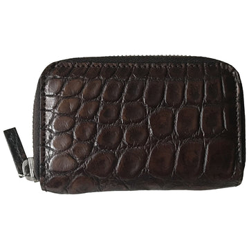 Gucci brown crocodile case