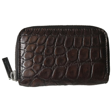 Gucci brown crocodile case
