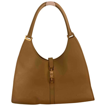 Gucci jackie vintage  khaki leather handbag