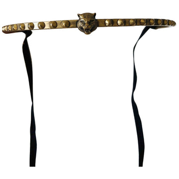 Gucci gold metal necklaces