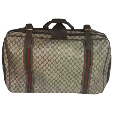 Gucci multicolour cloth travel bag