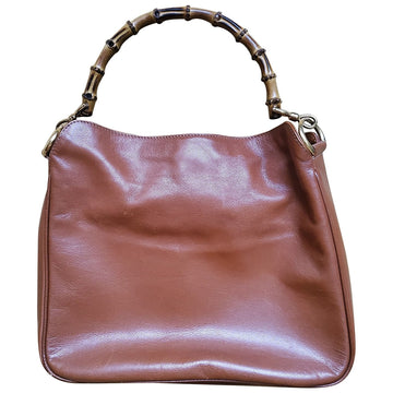 Gucci brown leather handbag