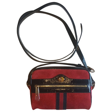 Gucci ophidia red suede handbag