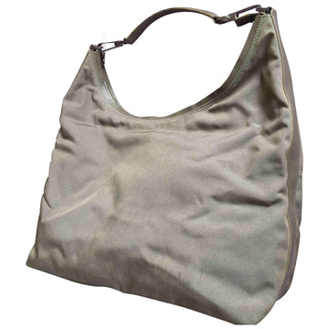Gucci khaki cloth handbag