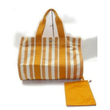 Brand Inspired Hermes Tote Bag Cannes Yellow Leather/canvas (SHC7-11037)