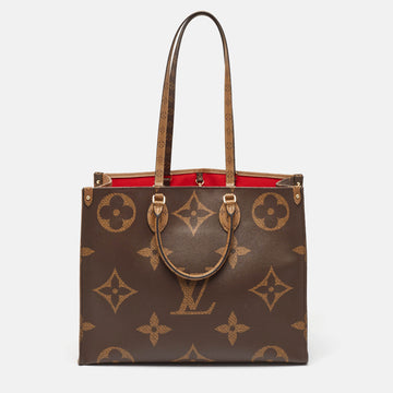 Louis Vuitton Monogram Reverse Giant Canvas Onthego Gm Bag