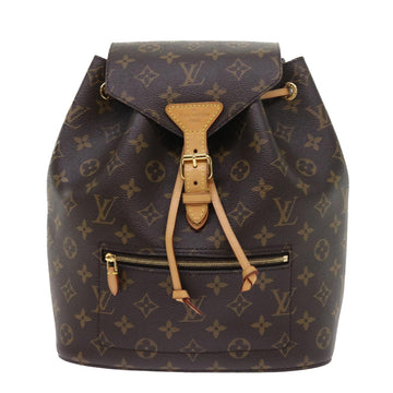 Louis Vuitton Montsouris  Canvas Backpack Bag