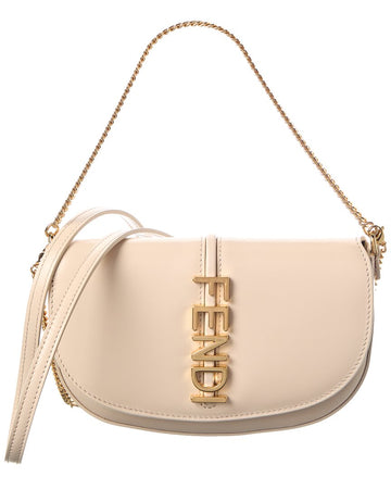 Fendi Fendigraphy Leather Wallet On Chain