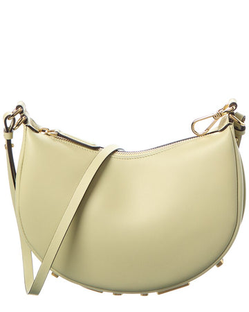 Fendi Fendigraphy Mini Leather Hobo Bag