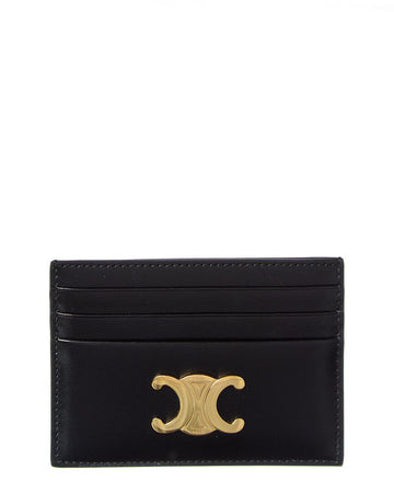 Celine Triomphe Leather Card Holder