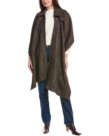 Fendi Wool & Alpaca-Blend Cloak