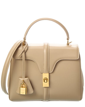 Celine 16 Small Leather Satchel