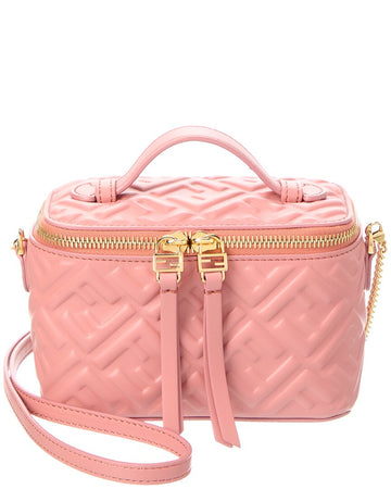 Fendi Ff Leather Vanity Case