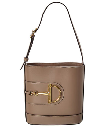 Gucci 73 Small Leather Bucket Bag