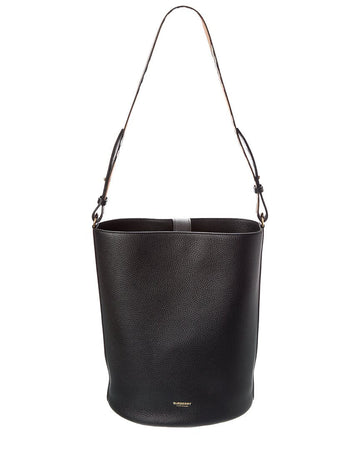 Burberry Leather Bucket Bag
