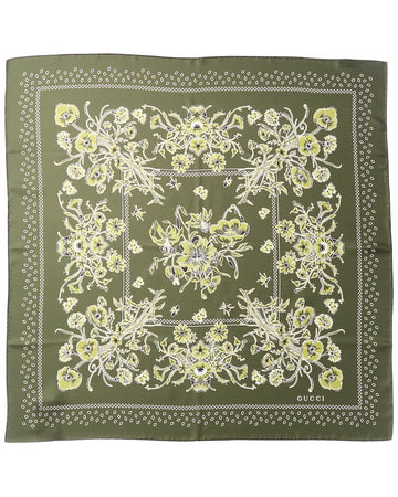 Gucci Printed Silk Twill Carré