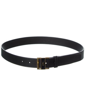Saint Laurent Gio Leather Belt