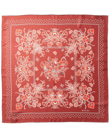 Gucci Printed Silk Twill Carré