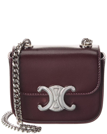 Celine Chain Claude Mini Leather Shoulder Bag