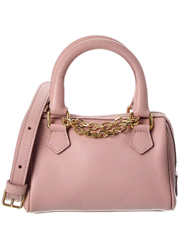 Celine Leather Boston Bag