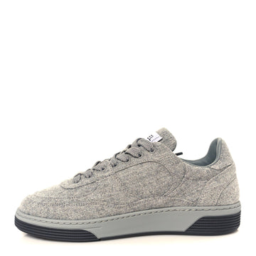 Wool Mixed Fibers Womens CC Sneakers 36 Light Grey