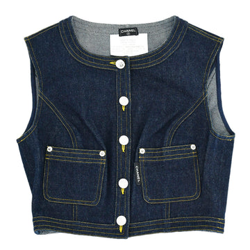 Top Quality Chanel Vest Leather/denim Jacket #40