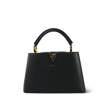 Louis Vuitton Black Taurillon Capucines BB