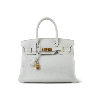 Birkin 30 Gris Perle Veau Togo  D Stamp