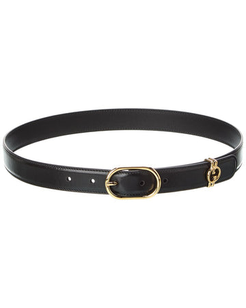 Gucci Gg Imprime Leather Belt
