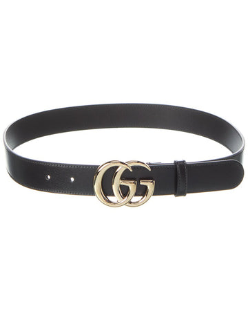 Gucci Gg Marmont Thin Leather Belt