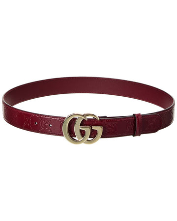 Gucci Gg Milano Leather Belt
