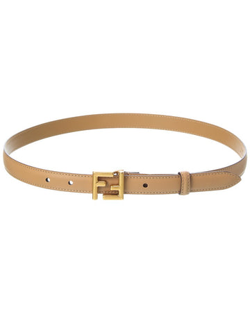 Fendi Ff Buckle Leather Belt
