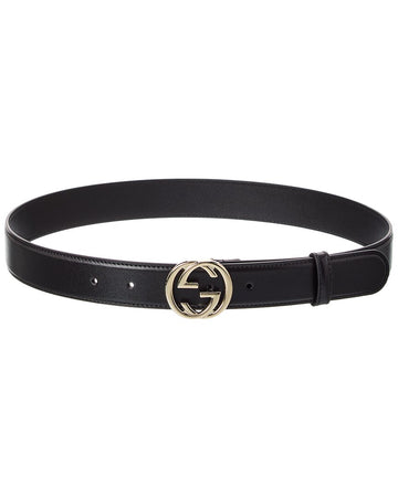 Gucci Interlocking G Leather Belt