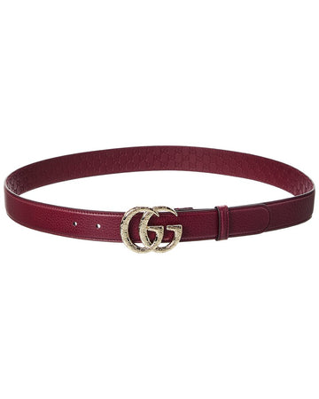 Gucci Gg Marmont Leather Belt