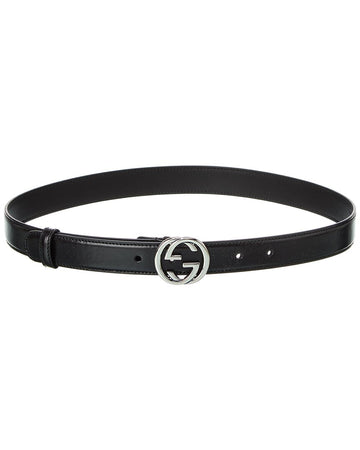 Gucci Double G Leather Belt