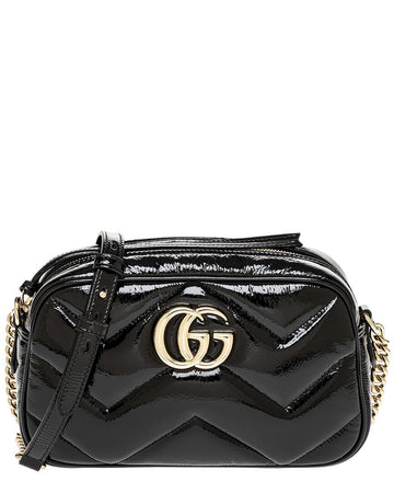 Gucci Gg Marmont Small  Shoulder Bag, Black