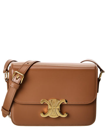 Celine Teen Triomphe Leather Shoulder Bag