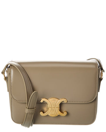 Celine Teen Triomphe Leather Shoulder Bag