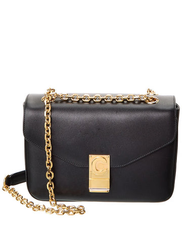 Celine C Medium Leather Shoulder Bag ( Pre-Loved)