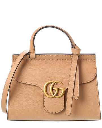 Gucci Gg Marmont Leather Satchel