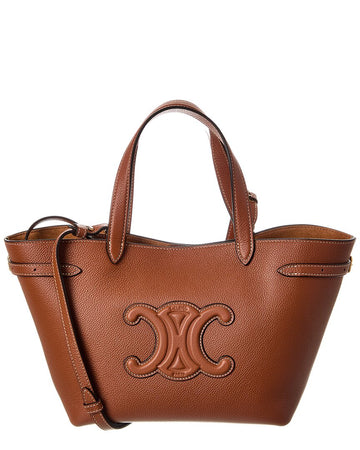 Celine Cabas Anais Mini Leather Tote