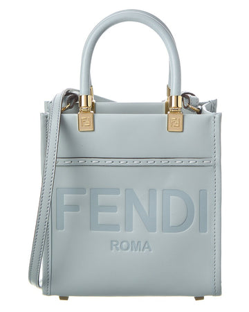 Fendi Sunshine Mini Leather Tote