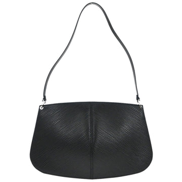 Louis Vuitton 2000 Black Epi Pochette Demi-lune Handbag M52622