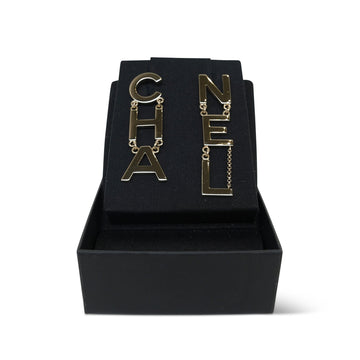 19S Light Gold Cha-nel Earrings